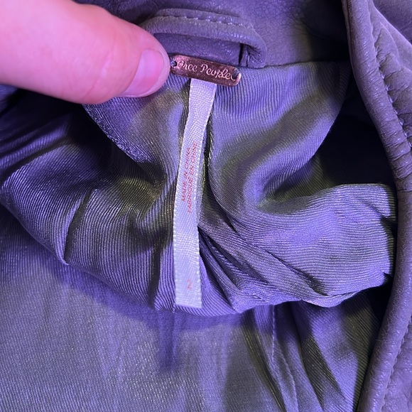 Free people faux leather jacket - Picture 5 of 6